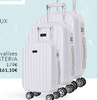 Set de 3 valises ASTERIA 116,10€